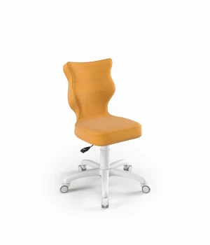 Krzesło do biurka Petit biały Velvet 35 rozmiar 4