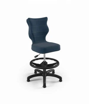 Krzesło do biurka Petit czarny Velvet 24 rozmiar 3 WK+P