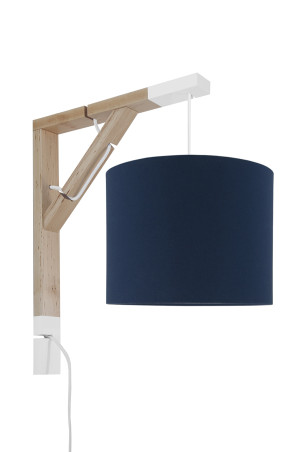 Lampa ścienna - kinkiet - SIMPLE GRANATOWA