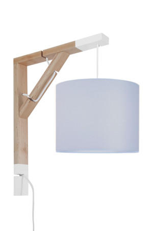 Lampa ścienna - kinkiet - SIMPLE BŁĘKITNY