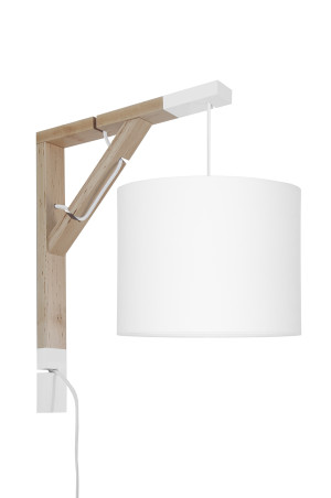 Lampa ścienna - kinkiet - SIMPLE BIEL
