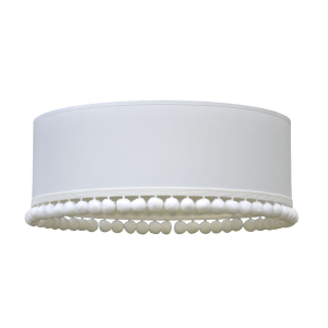 Plafon biały do pokoju dziecięcego Z POMPONIKAMI