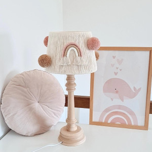 Lampa nocna dla dzieci - RÓŻOWA TĘCZA