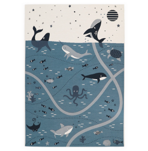 Dywan dziecięcy kolorowy Playrug Little Deep Blue 123x180 cm