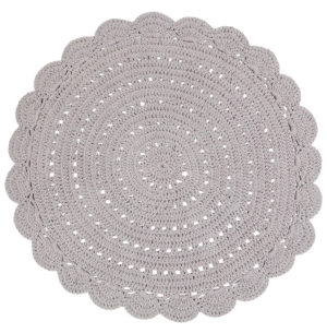 Dywan okrągły szydełkowany Alma Linen 120x120 cm