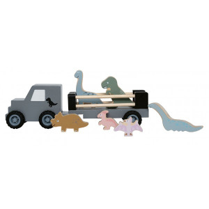 Drewniany Samochód JEEP Dinozaury Jabadabado