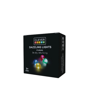 Cleverclixx - Klocki magnetyczne Balls Pack Dazzling Lights - 4 el.
