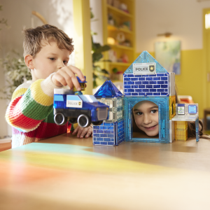 MAGNA-TILES® Klocki Magnetyczne Police Station 35 el.