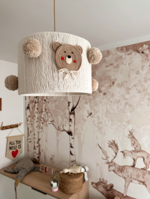 Klosz do lampy sufitowej wiszącej MIŚ TEDDY
