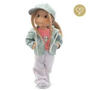 Szmaciana lalka dla dzieci Beverly - Lullu Dolls