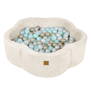 Basen z Kulkami dla Dzieci Aesthetic Vanilla Kwiatek - Piłki do Wyboru