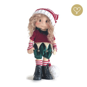 Szmaciana lalka dla dzieci Elf Mirella - Lullu Dolls