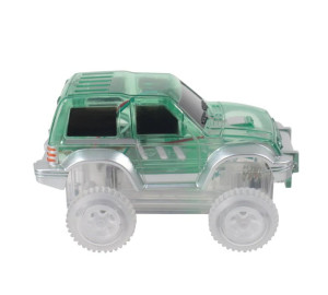 Samochód Cleverclixx - Race Track Car Pastel Green