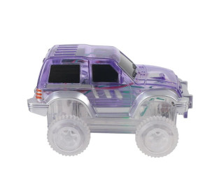 Samochód Cleverclixx - Race Track Car Pastel Purple