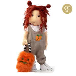 Szmaciana lalka dla dzieci Karotka - Lullu Dolls