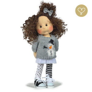 Szmaciana lalka dla dzieci Nadia - Lullu Dolls