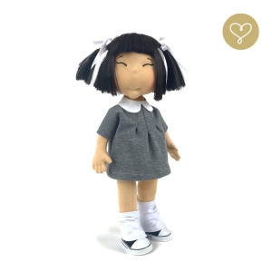 Szmaciana lalka dla dzieci Yuki - Lullu Dolls