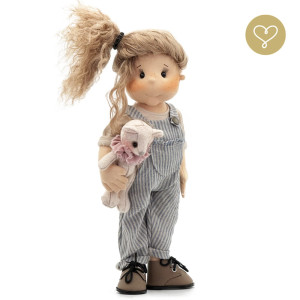 Szmaciana lalka dla dzieci Winnie i jej Rupert - Lullu Dolls