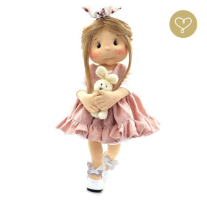 Szmaciana lalka dla dzieci Ula - Lullu Dolls