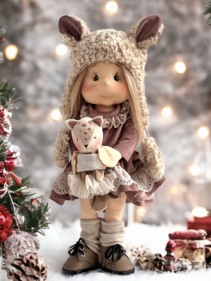 Szmaciana lalka dla dzieci Tereska - Lullu Dolls