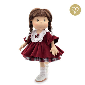 Szmaciana lalka dla dzieci Róża - Lullu Dolls