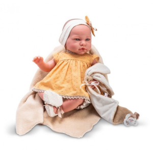 Lalka Hannah Reborn z przytulanką i kocykiem Asi 0477490