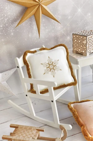 Poduszka welurowa dla dziecka Gwiazdka z frędzlami - kolory