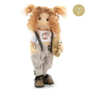 Szmaciana lalka dla dzieci Nelly - Lullu Dolls