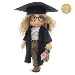 Szmaciana lalka dla dzieci Pani Adwokat - Lullu Dolls