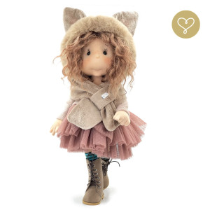 Szmaciana lalka dla dzieci Natalka - Lullu Dolls