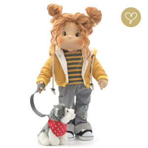 Szmaciana lalka dla dzieci Lusia - Lullu Dolls