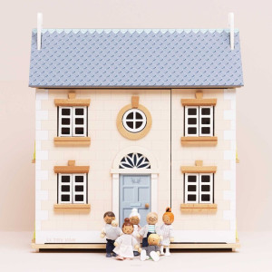 Drewniany Domek dla lalek Bay Tree Le Toy Van + mebelki
