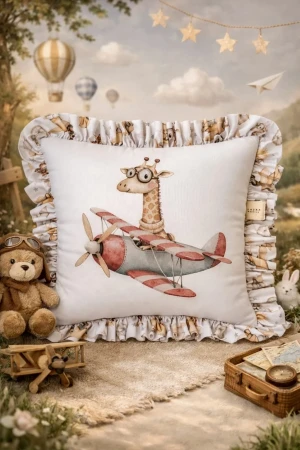 Poduszka Żyrafa Funny Trip – dekoracyjna do pokoju dziecka