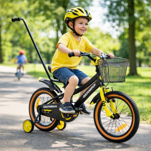 Rower dla dziecka Bmx Sport Germina 16" cali Czarny - POMYSŁ NA PREZENT