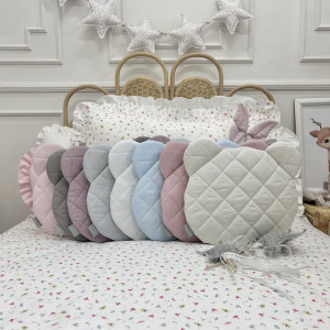 Poduszka pikowana płaska Miś - kolory