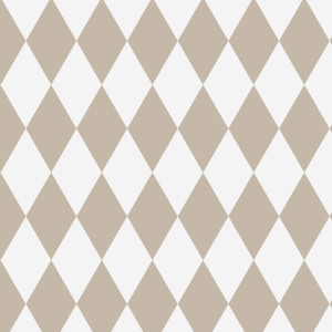 Tapeta do pokoju dziecięcego Romby na beżu