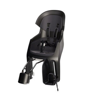 Fotelik rowerowy Bobike Exclusive Evolve Maxi 1P Urban Black na ramę do 22 kg