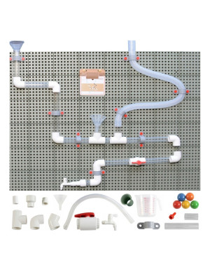 Masterkidz System Rur STEM 84 elementy – tor wodny i kulkowy dla dzieci