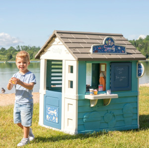 Smoby Sweety Corner Domek Ogrodowy Lodziarnia dla Dzieci + 18 Akcesoriów