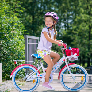 Rower dla dziecka BMX Lilly 20" biało-koralowy - PREZENT NA KOMUNIĘ