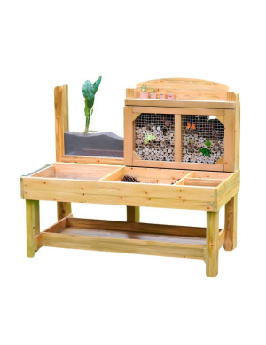 Stół do obserwacji przyrody dla dzieci Masterkidz – edukacyjny stół badawczy do ogrodu