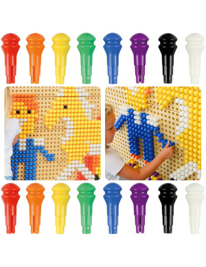 MASTERKIDZ Kolorowe Kołeczki Do Tablicy Naukowej 512 Sztuk 8 Kolorów