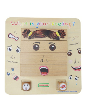 MASTERKIDZ Nauka Emocji Gra Drewniana Montessori