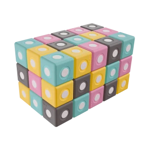 Klocki Magnetyczne Piankowe TUKI® BIG Set SMART 50 Elementów