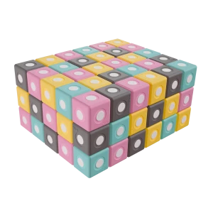 Klocki Magnetyczne Piankowe TUKI® BIG Set SMART 100 Elementów