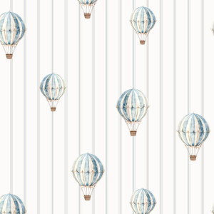 Tapeta do pokoju dziecięcego Balony Niebieskie