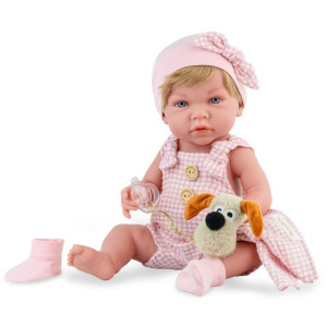 Lalka hiszpańska Ane Baby Dou Dou z kocykiem przytulanką Marina & Pau 1608