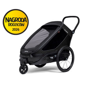 Hamax - przyczepka rowerowa pojedyncza Outback Next, black