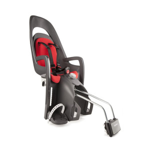 Hamax - Fotelik rowerowy Caress montowany na ramie - Dark Grey/red