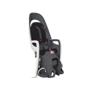 Hamax - Fotelik rowerowy Caress montowany na bagażniku - White/black